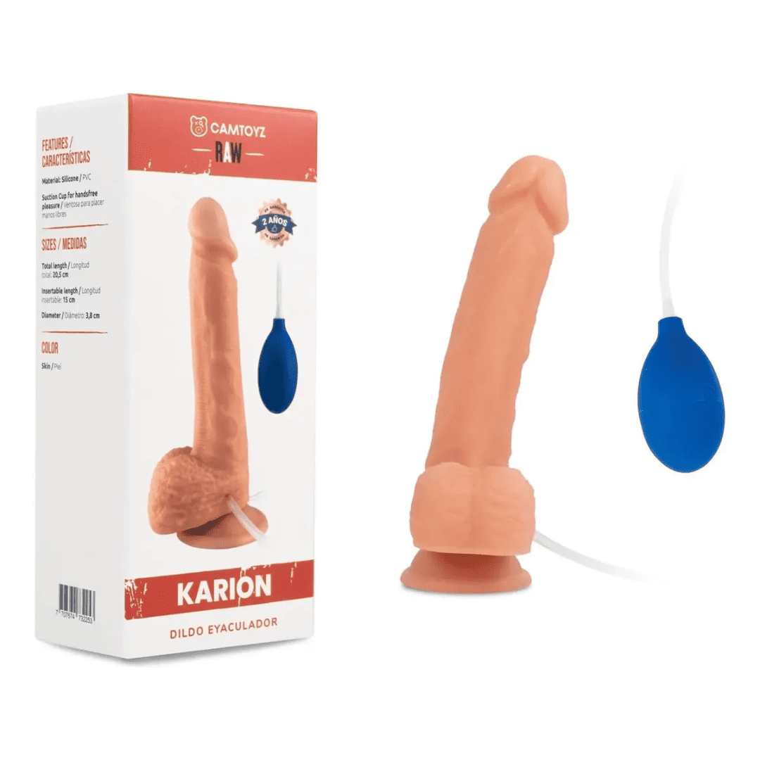 Dildo Eyaculador Karion 21.6cm Dildo Eyaculador Karion 21.6cm