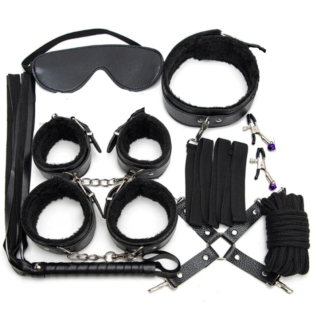 Kit Sadomasoquismo 8 Piezas Kit Sadomasoquismo 8 Piezas