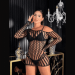 Malla vestido Negro DU-653