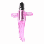 Vibrador Lengua Con Anillos Dedos