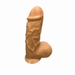 Consolador Gordo Silicona 6.5cm Café